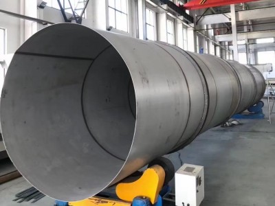廠家定做304L 316L不銹鋼熱軋板 錐形 彎頭焊接通風(fēng)管道 卷筒滾圓