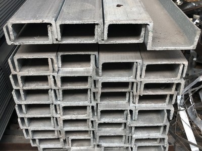 鍍鋅槽鋼佛山批發鴻翔唐鋼熱浸鍍鋅u型槽鐵槽10#幕墻龍骨熱鍍u槽