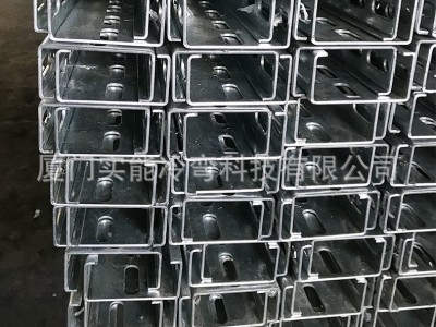 廠家熱銷 支架 熱鍍鋅U型鋼支持來圖加工40*80 鍍鋅光伏支架