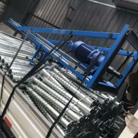 法蘭螺旋地樁 圓管樁 熱鍍鋅地釘 光伏鋼釘樁 來樣加工訂做