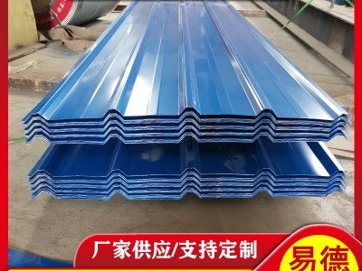 廠家直銷各種顏色彩鋼瓦 單層彩鋼板復合夾芯巖棉板彩鋼夾芯板