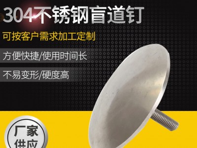 廠家供應盲道釘 304不銹鋼盲道釘 公園馬路道釘 地鐵導向釘