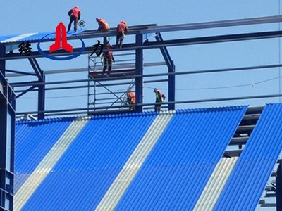 720波形pvc塑鋼瓦 樹脂波浪板 塑料瓦 防水防火防褪色