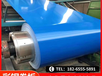 廠家供應加厚彩涂卷 彩鋼卷板 可制定彩鋼瓦楞板 壓瓦開平彩鋼卷