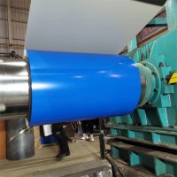 山東廠家銷售熱鍍鋅板天藍(lán)色海藍(lán)色白灰色彩涂板板彩鋼卷