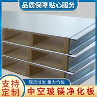 中空玻鎂凈化板 巖棉彩鋼板 無塵車間手工凈化板 夾心保溫隔熱板