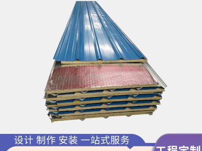 單層錫紙瓦 玻璃棉夾芯瓦 玻璃絲棉彩鋼瓦楞板 夾芯單層瓦定制