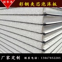 機制泡沫夾心板雙層彩鋼夾芯泡沫板防火隔熱復合板車間隔墻夾芯板
