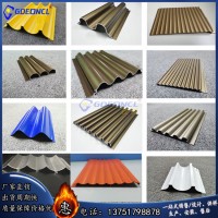 凹凸波浪鋁單板 幕墻外墻門頭飾面呂合金瓦楞護墻板 長城波紋鋁板