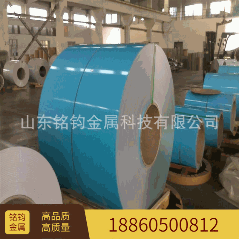 廠家現(xiàn)貨 彩鋁卷 鋁鎂錳屋面板材料墻面板鋁材 彩鋁板加工定制