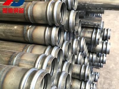 鉗壓式聲測管54 57現貨工程用無縫焊接鋼管地鐵樁基超聲檢測管