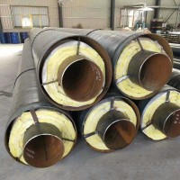 定制批發發泡預制保溫鋼管 耐火聚氨酯保溫管 直埋式無縫保溫管道