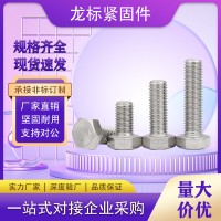 304不銹鋼外六角螺絲全螺紋螺栓大全6角螺釘M6M8M10M12M16M20-M27