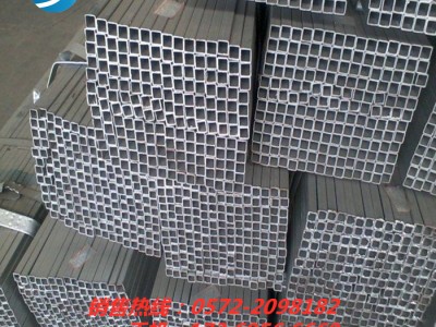 廠家直銷 Q235熱鍍鋅方管 80*80鍍鋅鋼管 方矩管 拉彎 幕墻專用