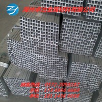 廠家直銷 Q235熱鍍鋅方管 80*80鍍鋅鋼管 方矩管 拉彎 幕墻專用