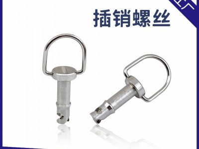定制CNC加工不銹鋼吊環快拆螺絲 數控異型螺釘手柄卡銷插銷螺絲