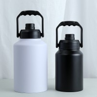 跨境直供大容量128oz太空壺304不銹鋼64oz運(yùn)動(dòng)水壺保溫保冷冰桶