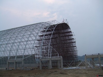 源頭工廠 設計定制 生產貨期短 籃球游泳館 體育館網架