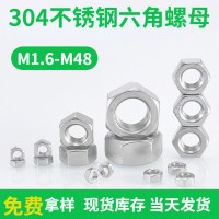 現貨供應螺母304/316不銹鋼六角螺絲螺帽手擰鎖緊非標六角 螺母