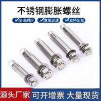 廠家供應201不銹鋼外六角膨脹螺絲不銹鋼金屬拉爆螺栓M6-M 20批發