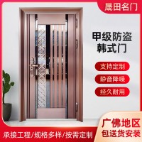定制304不銹鋼門韓式門 單門簡(jiǎn)約進(jìn)戶通風(fēng)門中門家用防盜門入戶門