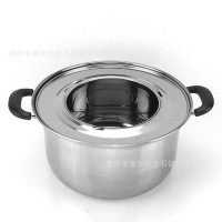 不銹鋼蒸籠底鍋 無(wú)磁沙縣蒸鍋 蒸餃子小籠包多用鍋28cm底鍋 批發(fā)