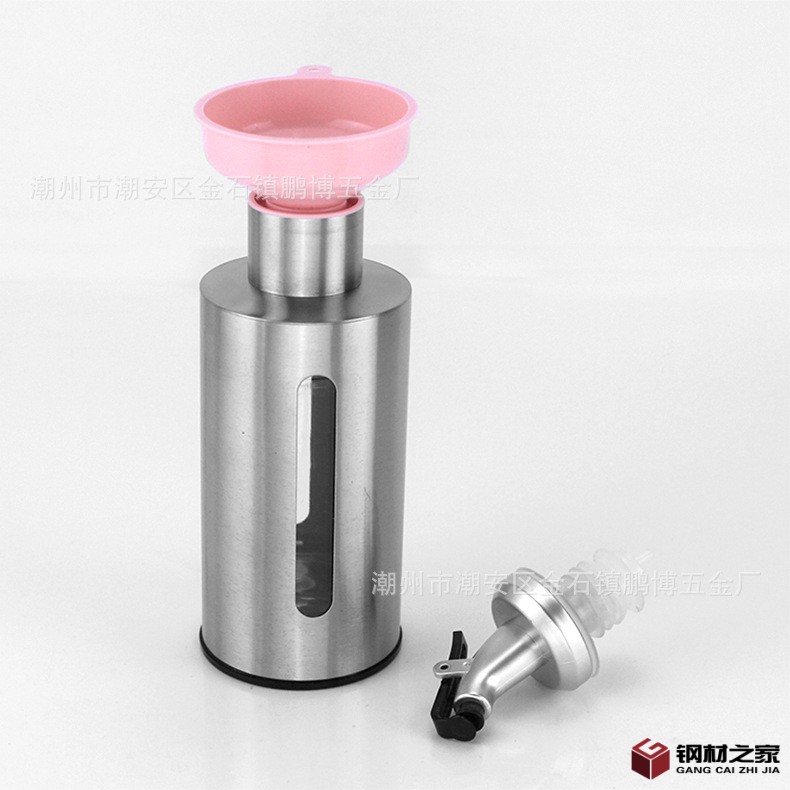 不銹鋼玻璃油瓶10
