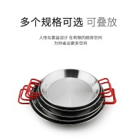 廠家直銷不銹鋼海鮮鍋家用多功能煎炒炸烙平底鍋鍋具套裝一件代發