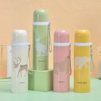 卡通304不銹鋼子彈頭保溫杯可愛男女兒童運(yùn)動水杯戶外便攜禮品杯