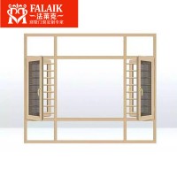 法萊克 斷橋隔熱窗 靜音隔音防盜窗 120金剛網窗紗一體鋁合金門窗