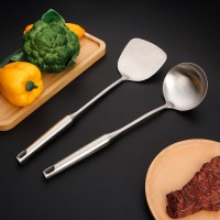 不銹鋼鍋鏟家用炒菜鏟子廚房用具一體防燙手柄鏟子湯勺廚具套裝