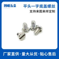 304/316不銹鋼平頭一字電子眼鏡鐘表螺絲 M1.0M1.2M1.4M1.6