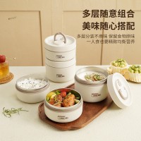 304不銹鋼保溫飯盒防漏密封保溫桶學生上班帶飯盒多層便當午餐盒