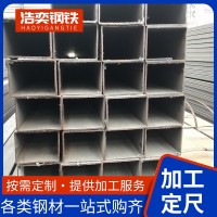 235B黑料方管 建筑幕墻大口徑薄壁鍍鋅矩形管40*60 鋼 結(jié)構(gòu)鐵方通