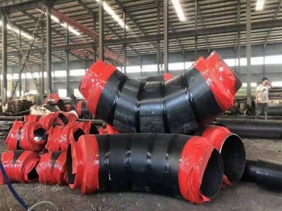 鋼套鋼蒸汽保溫鋼管小區熱力供暖聚氨酯直埋螺旋保溫鋼管廠家供應