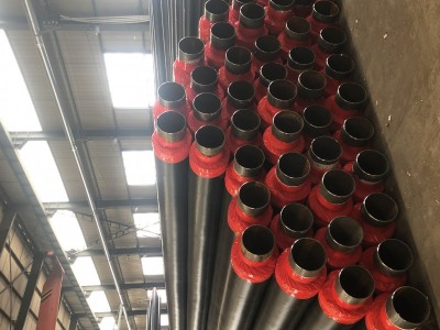 供應熱力供暖地埋保溫鋼管 聚氨酯直埋保溫管 鍍鋅鋁皮架空保溫管