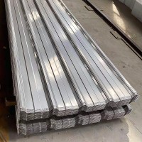 廠家批發不銹鋼彩鋼瓦裝飾壓型波紋波浪板廠房屋頂304不銹鋼瓦