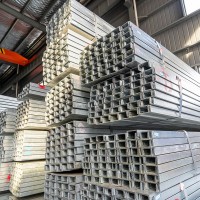 廠家直供Q235B槽鋼U型槽鋼鋼結構幕墻支架用熱鍍鋅槽鋼批 發加工