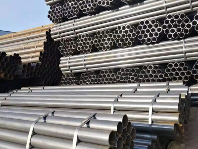 天津大邱莊加工定尺5.8 米 8米焊管DN200焊接鋼管高頻焊管架子管