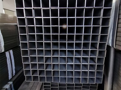 大口徑Q235B黑退方矩管冷軋光亮方鐵管現貨SPCC光亮鍍鋅方管Q195