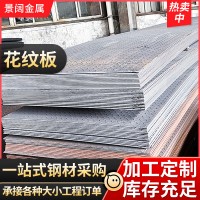 花紋板防滑鋼板踏步不銹鋼平底防滑板鋁合金樓梯踏板鍍鋅花紋鋼板