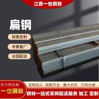 q235b冷拉扁鋼40*4 熱軋扁鋼方鋼接地避雷用熱鍍鋅扁鐵條加工折彎