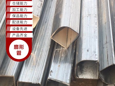 Q235崗亭用扇形管 廣告牌公交站牌專用異型鋼管