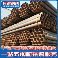 廠家批發直縫焊管 工地支架圍墻用焊管 4分-8寸焊接鋼管1.5寸鐵管