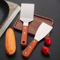 不銹鋼牛排鏟 手抓餅工具披薩煎餅鏟 日式料理鏟烙餅平鏟食品鏟