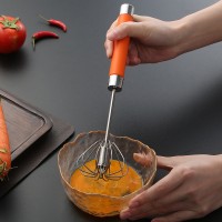 不銹鋼半自動打蛋器手動按壓式攪蛋器奶油打發(fā)器 廚房烘培小工具
