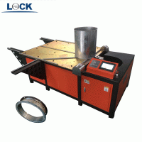 可定制不銹鋼風閥翻邊機 風機翻邊機卷邊機 全自動圓桶翻邊機