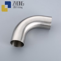 廠家定制不銹鋼衛生級彎頭管件定制 90度快裝焊接彎頭管件