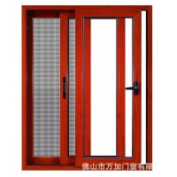 【外貿(mào)出口】鋁合金型材推拉窗 高端斷橋推拉窗 不銹鋼紗窗