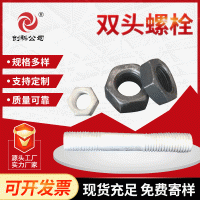 不銹鋼外六角螺栓螺母 高強(qiáng)度雙頭螺栓螺母套裝非標(biāo)定制